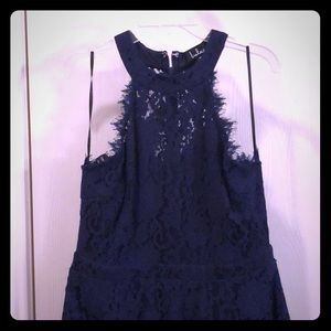 Navy LuLus cocktail dress